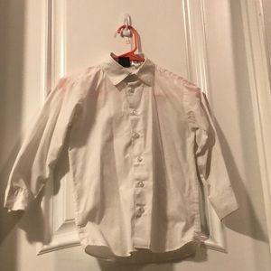 Boys White Button Up